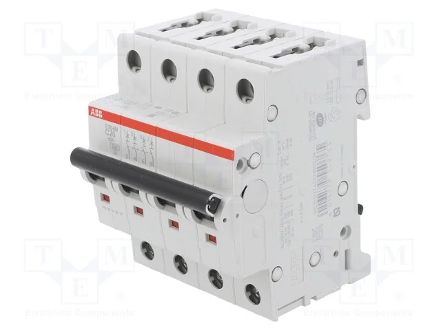 Disjuntor Contra Sobreintensidades, 400vac, Inom: 20a, Polos: 4