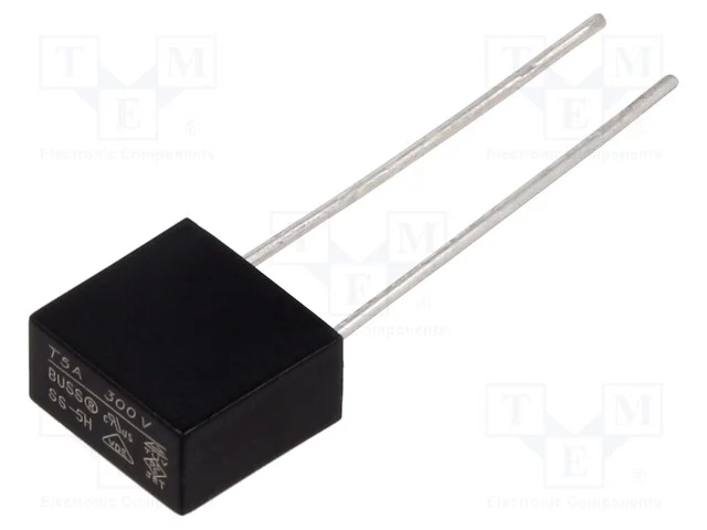 Fusível: Baixa Tensão, Retardado, 5a, 300vac, Tht, Te5, Ss, 5,08mm