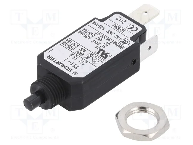 Disjuntor Contra Sobreintensidades, Unom: 240vac, 48vdc, 15a