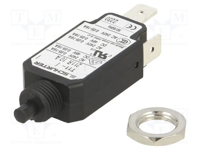 Disjuntor Contra Sobreintensidades, Unom: 240vac, 48vdc, 10a