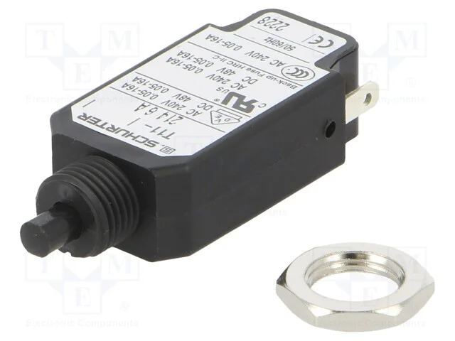 Disjuntor Contra Sobreintensidades, Unom: 240vac, 48vdc, 6a, Spst