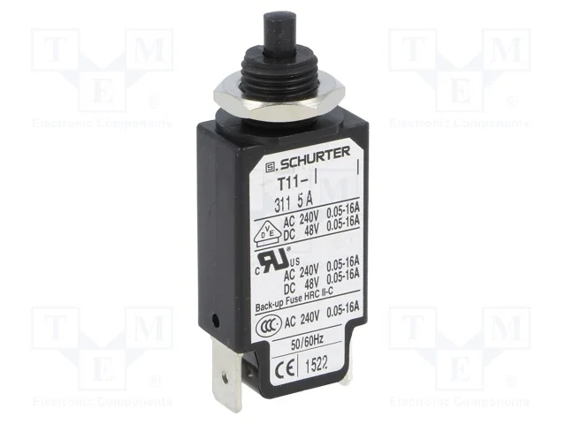 Disjuntor Contra Sobreintensidades, Unom: 240vac, 48vdc, 5a, Spst