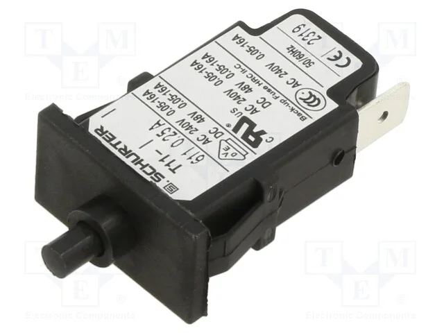Disjuntor Contra Sobreintensidades, Unom: 240vac, 48vdc, 0,25a