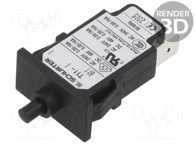 Disjuntor contra sobreintensidades, Unom: 240VAC,.