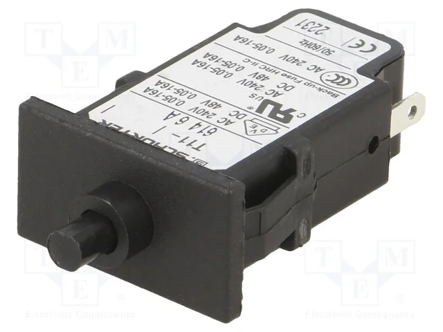 Disjuntor Contra Sobreintensidades, Unom: 240vac, 48vdc, 6a, Spst