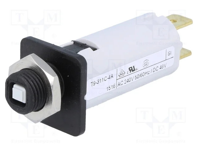 Disjuntor Contra Sobreintensidades, 240vac, 48vdc, 4a, Spst, Mcb