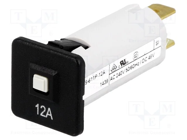 Disjuntor Contra Sobreintensidades, 240vac, 48vdc, 12a, Spst
