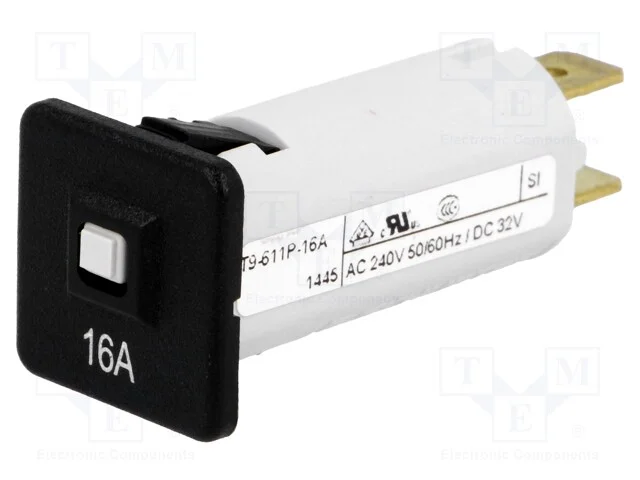 Disjuntor Contra Sobreintensidades, 240vac, 48vdc, 16a, Spst