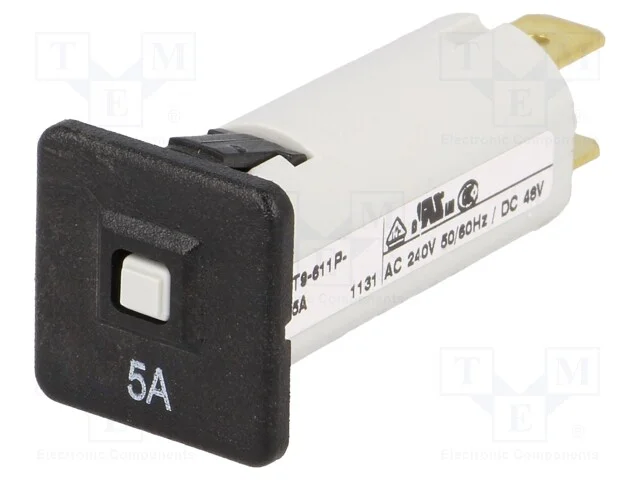 Disjuntor Contra Sobreintensidades, 240vac, 48vdc, 5a, Spst, Mcb