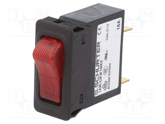 Disjuntor Contra Sobreintensidades, Unom: 240vac, 32vdc, 16a