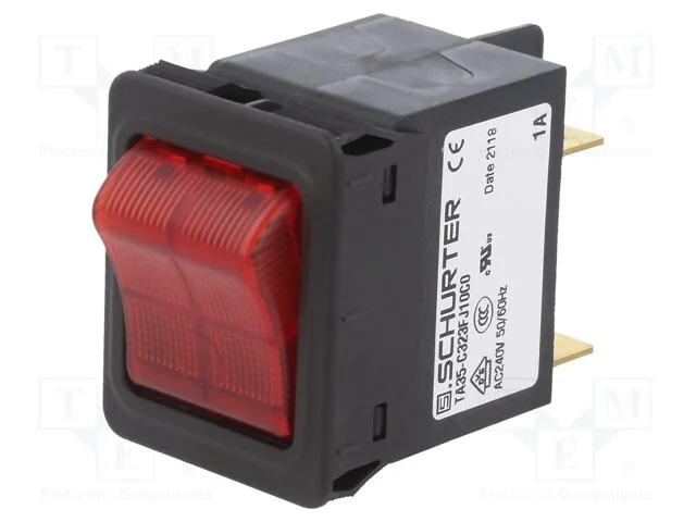 Disjuntor Contra Sobreintensidades, Unom: 240vac, 60vdc, 1a, Dpst