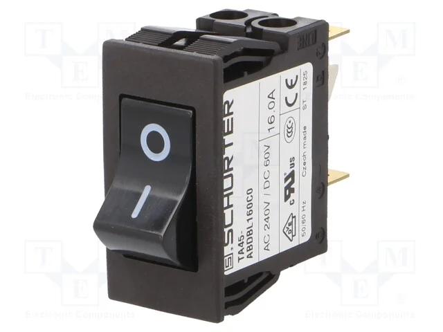 Disjuntor Contra Sobreintensidades, Unom: 240vac, 60vdc, 16a