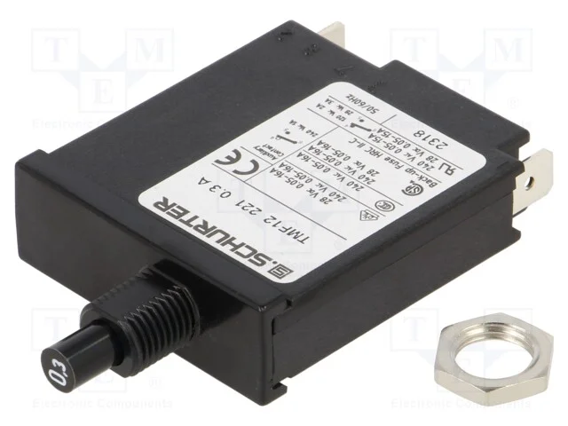 Disjuntor Contra Sobreintensidades, Unom: 240vac, 28vdc, 0,3a