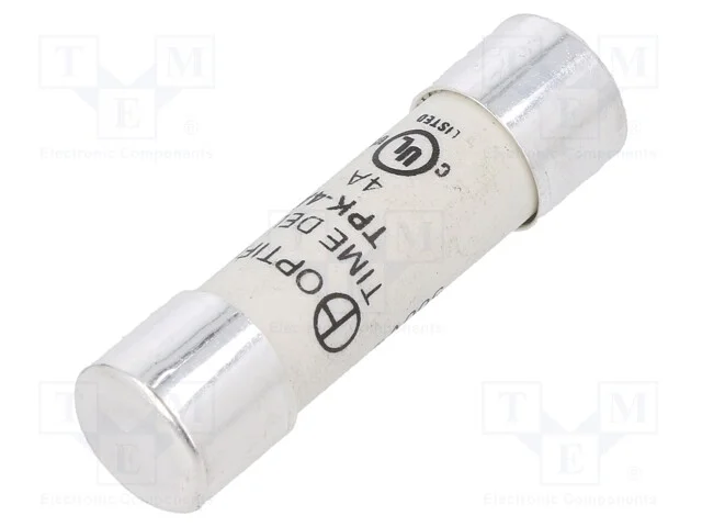 Fusível: Baixa Tensão, Retardado, 4a, 500vac, 10,3x38mm