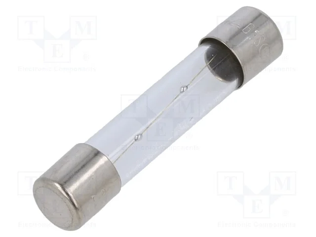 Fusível: Baixa Tensão, Retardado, 1a, 250vac, de Vidro, 6,3x32mm