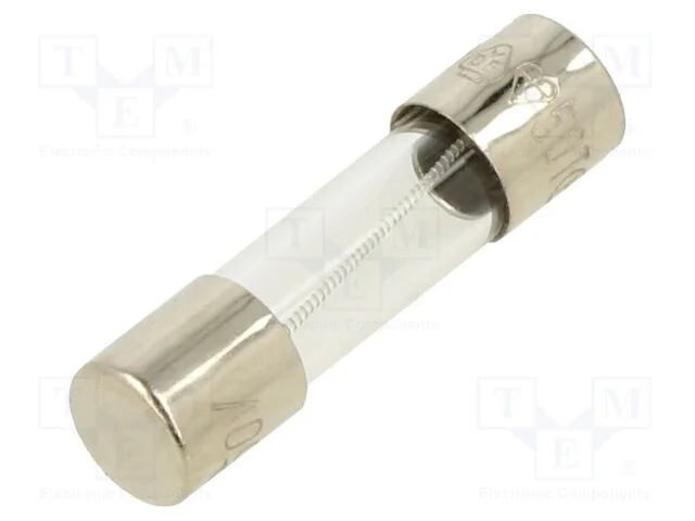 Fusível: Baixa Tensão, Retardado, 125ma, 250vac, de Vidro, 5x20mm