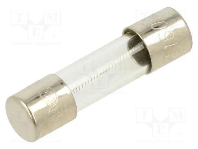 Fusível: Baixa Tensão, Retardado, 160ma, 250vac, de Vidro, 5x20mm