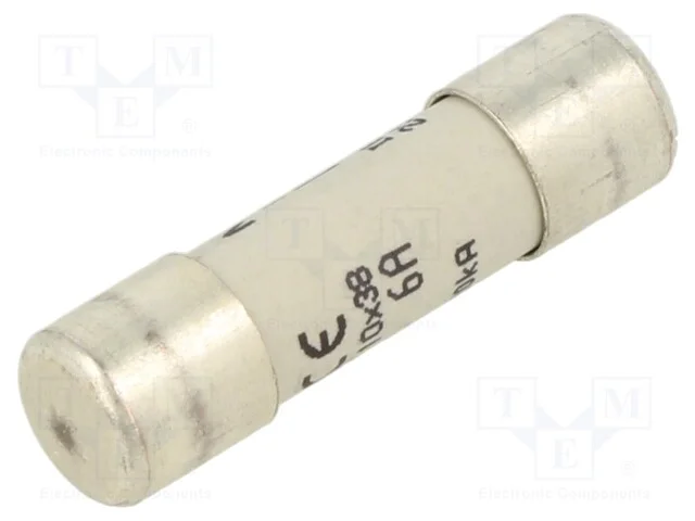 Fusível: Baixa Tensão, Gg,Retardado, 6a, 690vac, 10x38mm