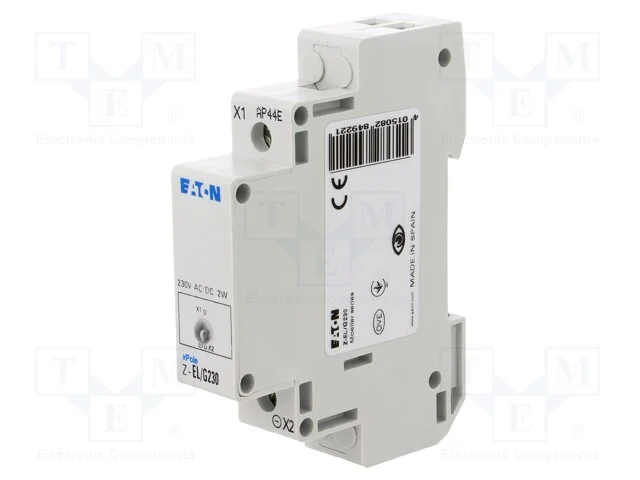 Controlador Led, 230vac, 230vdc, para Trilho Din, Cor: Verde
