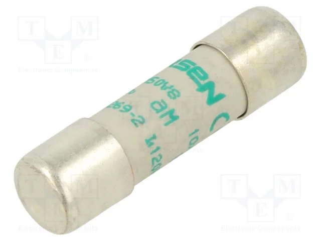 Fusível: Baixa Tensão, Am,Retardado, 8a, 500vac, 10x38mm