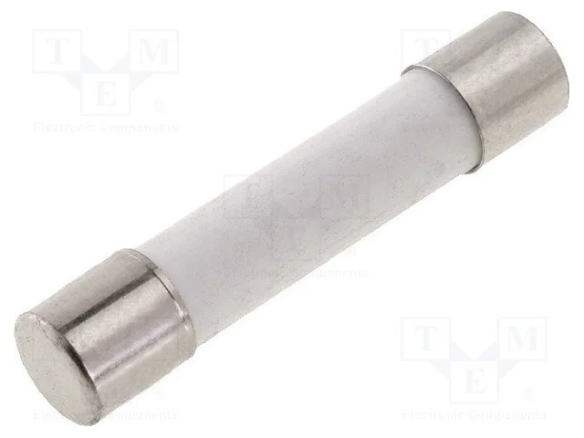 Fusível: baixa tensão, super-imediato, 2,5A, 500V.