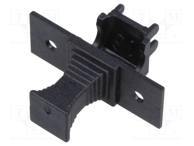 Suporte, Fusíveis Cilíndricos, 5x20mm, 6,3a, Raster: 22mm, Preta