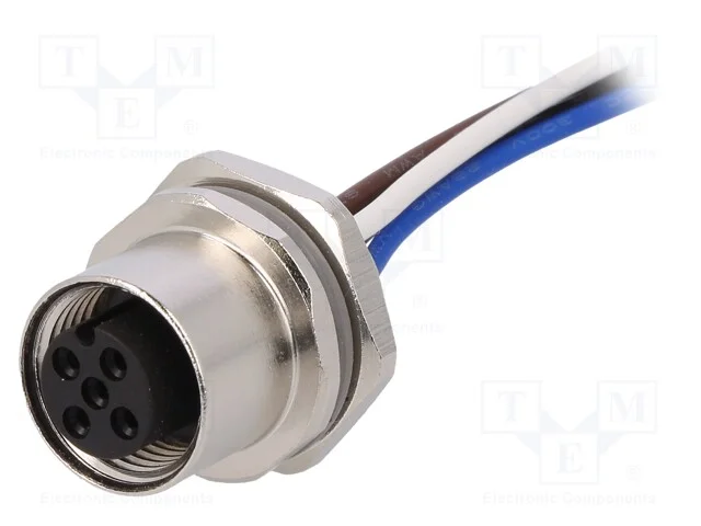 Tomada, M12, Pin: 4, Fêmea, Código A-Devicenet / Canopen, Fios
