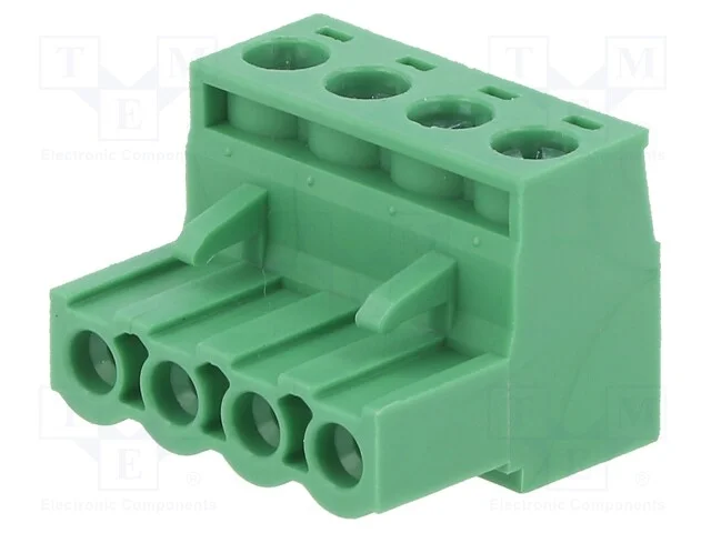Bloco terminal separável, 5,08mm, faixas: 4, simp.