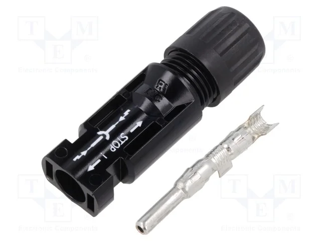 Conector: solares, macho, simples, 4÷6mm2, cerrar.