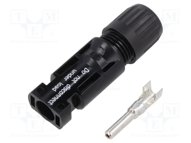 Conector: solares, macho, simples, 10mm2, cerrar,.
