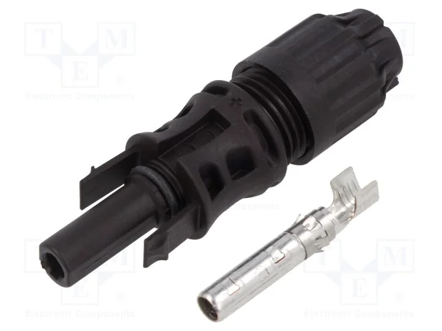 Conector: solares, fêmea, simples, 10mm2, cerrar,.