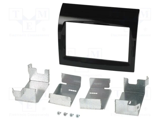 Moldura do rádio, Citroën,Fiat,Peugeot, 2 DIN, pr.