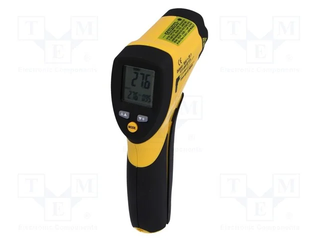 Pirómetro, Lcd, -50÷800c, Exat.(Ir): +(1.0% +1.0c), E: 0,1÷1