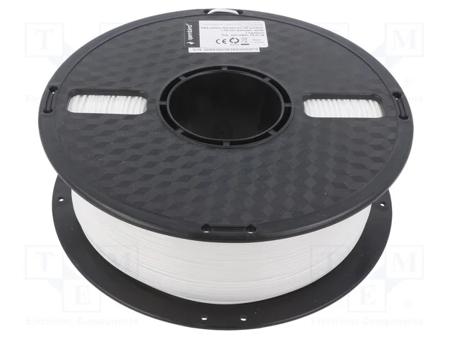 Filamento: Pet-G, 1,75mm, Branca, 220÷260c, 1kg