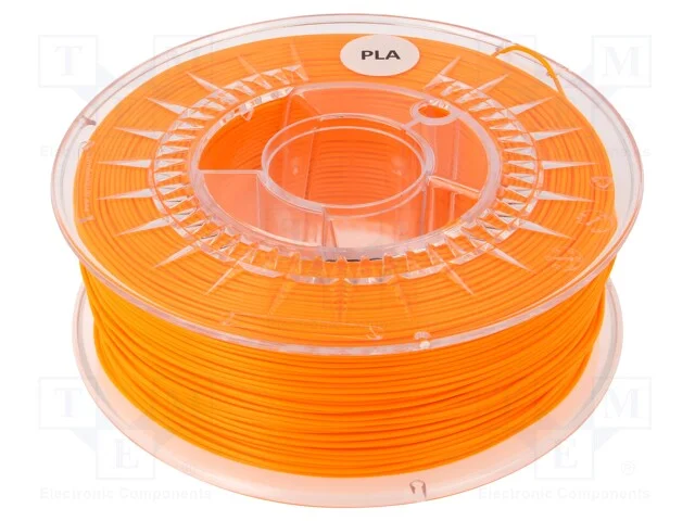 Filamento: Pla, : 1,75mm, Cor de Laranja (Claro), 200÷235c, 1kg