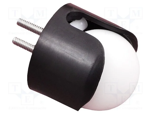 Esfera de Suporte, Roscado, : 19,1mm, Mat.Da Ponta: Plástico