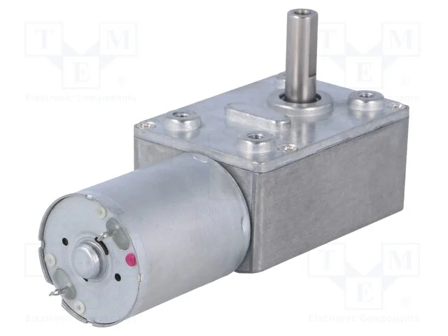 Motor: DC, com transmissão helicoidal, 3÷9VDC, 1,.