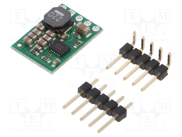 Indutor: Step Down, Usai: 9v, Uent: 9,1÷36v, 1a, 85÷93%, 12,7x17,8mm