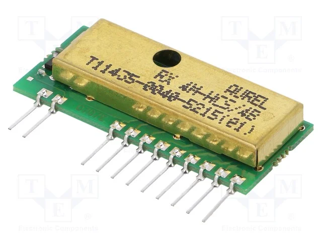 M&oacute;dulo: Rf, Receptor Am, Ook, 433,92mhz, -106dbm, 5vdc, 3ma, Ch: 4