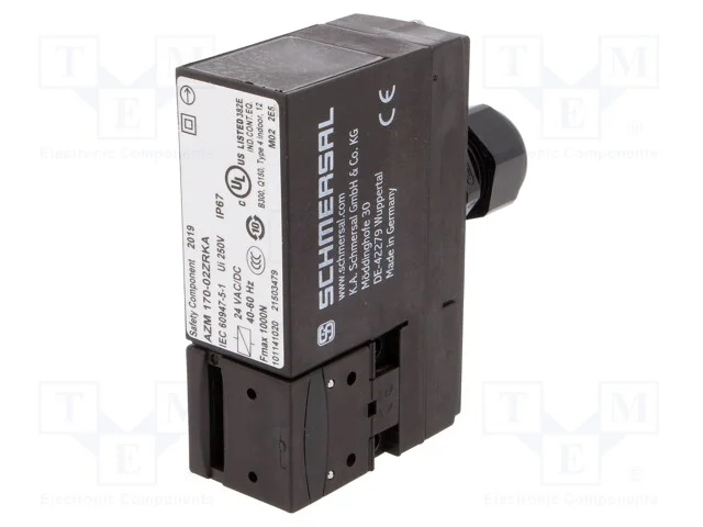 Interruptor de Segurança: de Bloqueio, Azm 170, Nc X2, Ip67