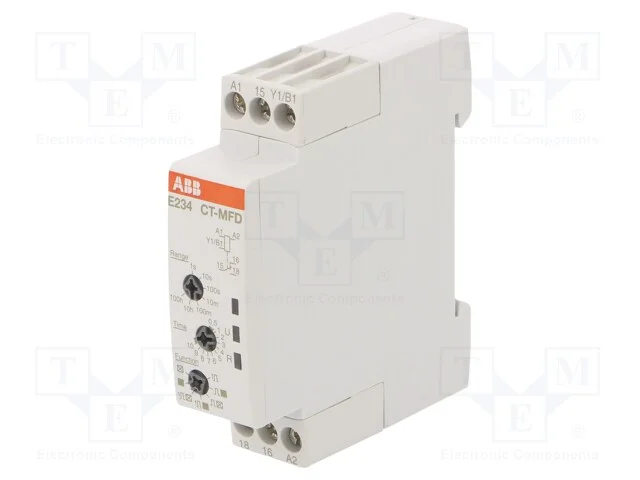 Relé temporizado, 0,05s÷100h, SPDT, 24÷240VAC, 24.