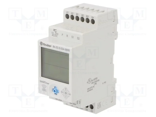 Programador de Tempo, 0,1s÷9999h, Spdt X2, 250vac/16a, 10÷30vdc