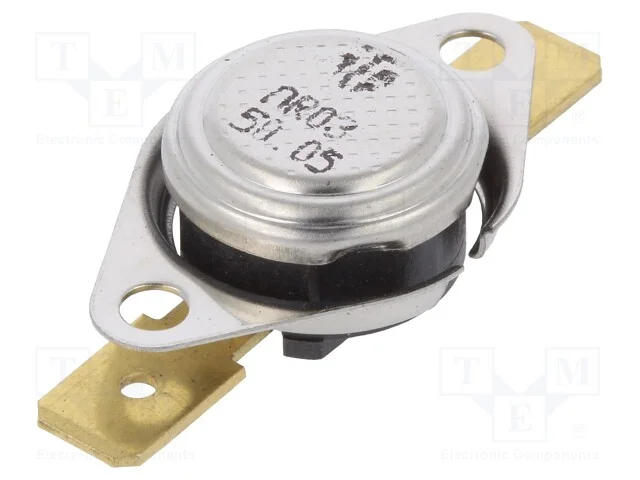 Sensor: Termostato, Spst-Nc, 50c, 16a, 250vac, Conectores 6,3mm