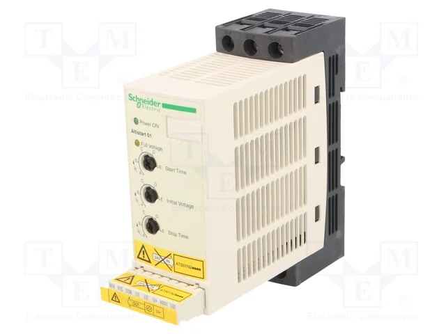 M&oacute;dulo de automa&ccedil;&atilde;o: softstart; para trilho DIN; 1,5/2,2kW; 6A
