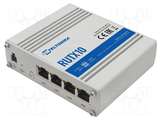 Router, Número de Portos: 4, 9÷50vdc, Rj45, 8kbsram,256mbflash