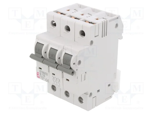 Disjuntor Contra Sobreintensidades, 230/400vac, Inom: 10a, Car: B