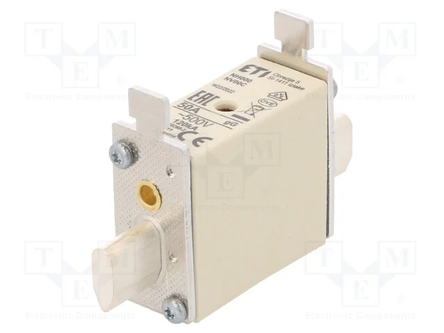 Fusível: Baixa Tensão, Gg, 50a, 500vac, Cerâmico,Industrial, Nh000