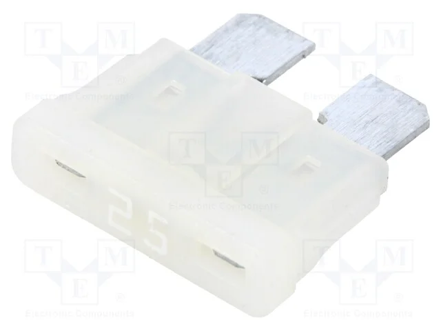 Fusível: Baixa Tensão, 25a, 32vdc, Automotivo, 19,3mm