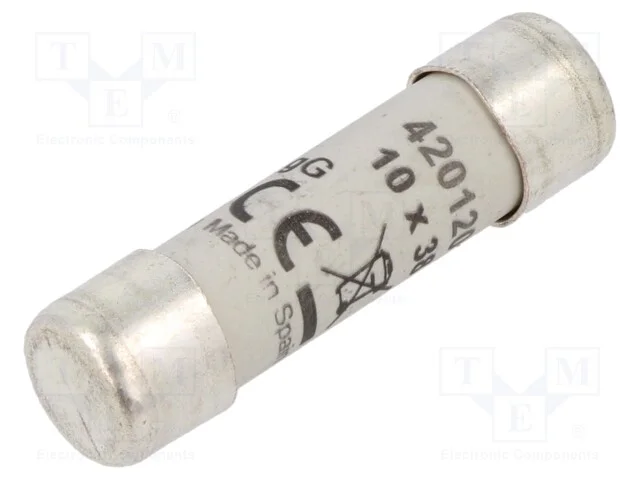 Fusível: Baixa Tensão, Gg, 20a, 500vac, 250vdc, 10,3x38mm