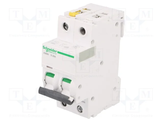Disjuntor Contra Sobreintensidades, 400vac, Inom: 20a, Polos: 2